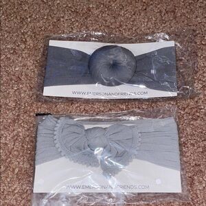 Emerson and Friends Gray Baby Headbands
